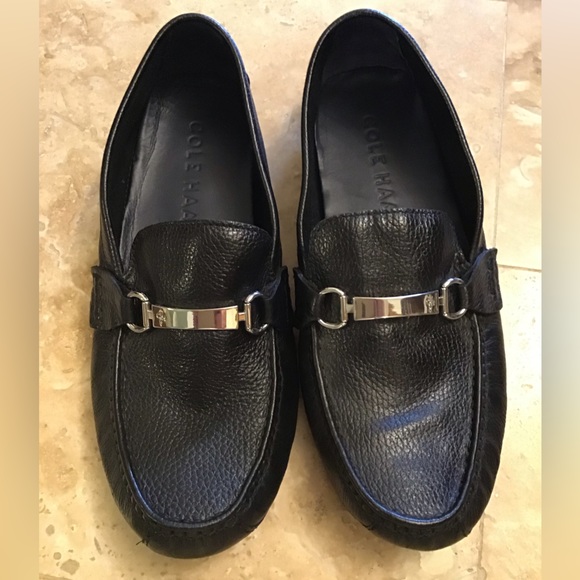 Cole Haan Other - Cole Haan black leatherdriving loafers size 91/2